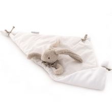 Doudou plat Baby Etoile lapin beige (51 x 25 cm)  par Pasito a pasito