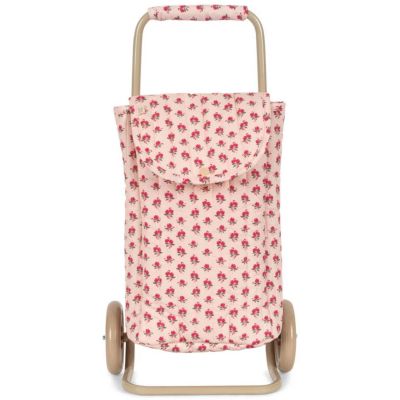 Caddie à roulette pour poupée Rosie Rose