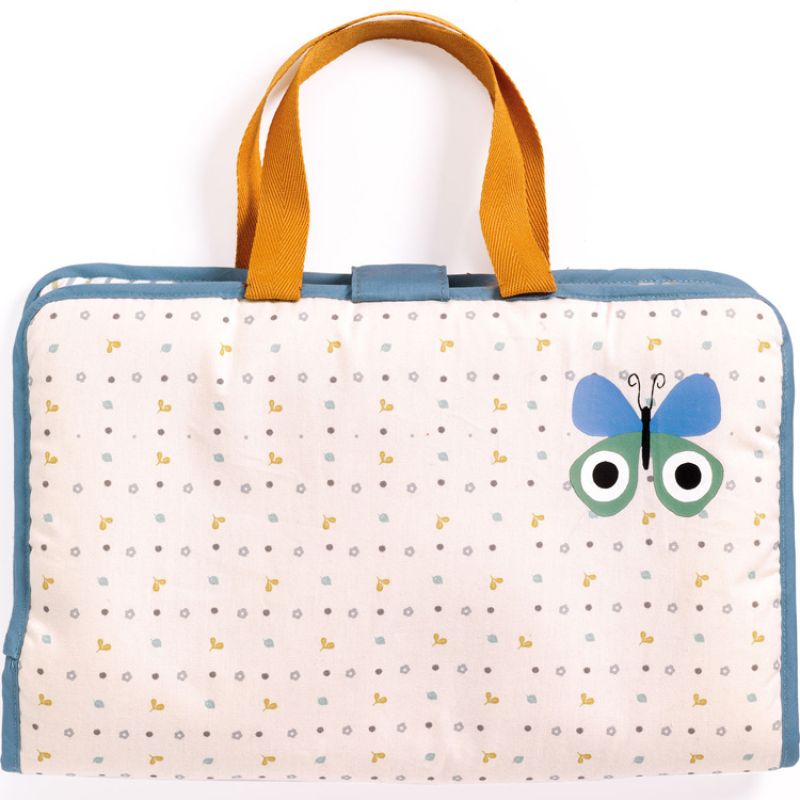 Sac à langer pour poupon Blue Fly Djeco
