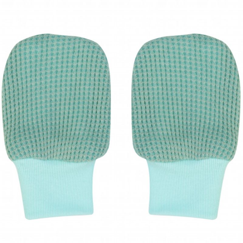 Moufles de naissance Ciumbelle Silt Green vert d'eau Lodger