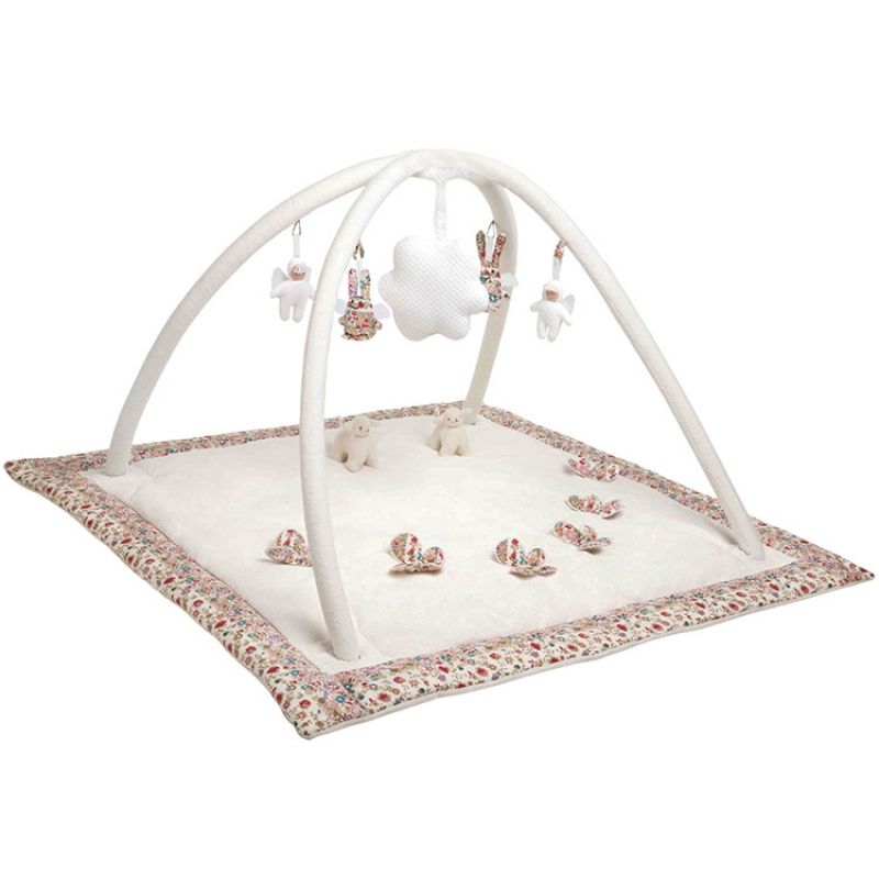 Tapis d'éveil musical carré ivoire (90 cm) Trousselier