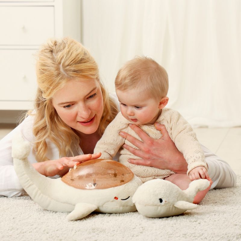 Veilleuse peluche Tranquil Whale Family Cloud B Ambiance 8