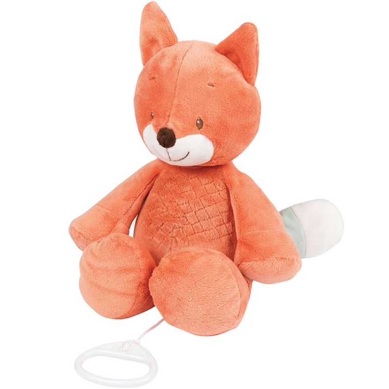 Peluche musicale Oscar le renard (28 cm) Nattou