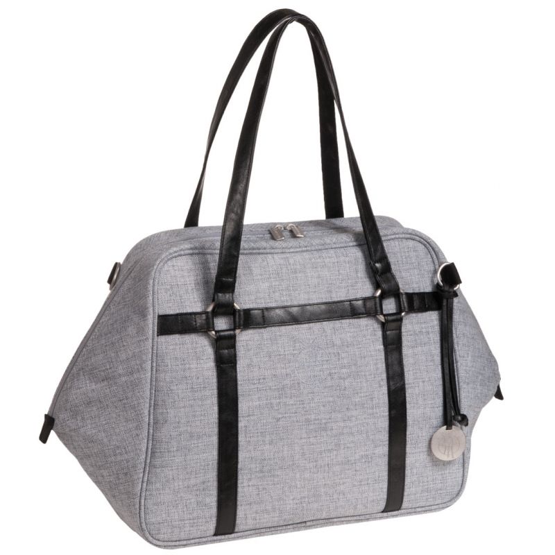 Sac à langer épaule Green Label Urban Noir chiné Lässig