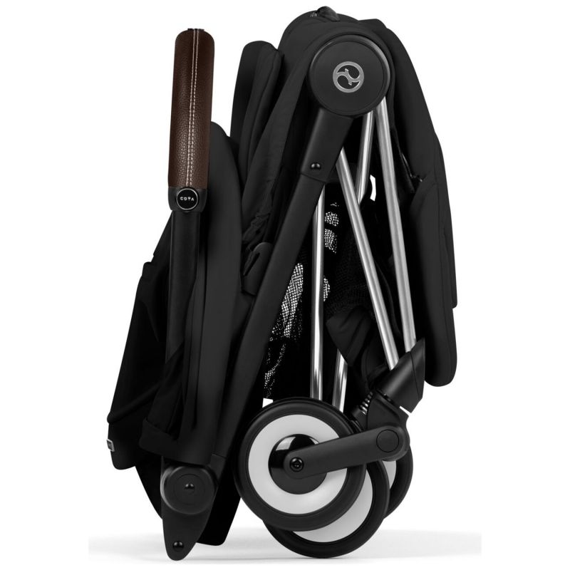 COŸA Style 2026 Poussette ultra-compacte et Châssis Chrome Sepia Black Cybex Produit 9