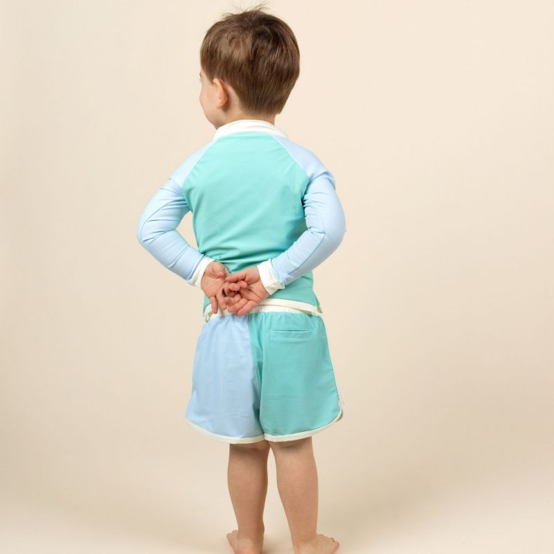 Tee-shirt anti-UV Vert Bleu (4-6 ans) KI et LA Ambiance 7