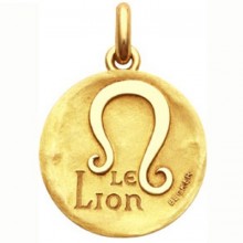 Médaille symbole Lion (or jaune 750°)  par Becker