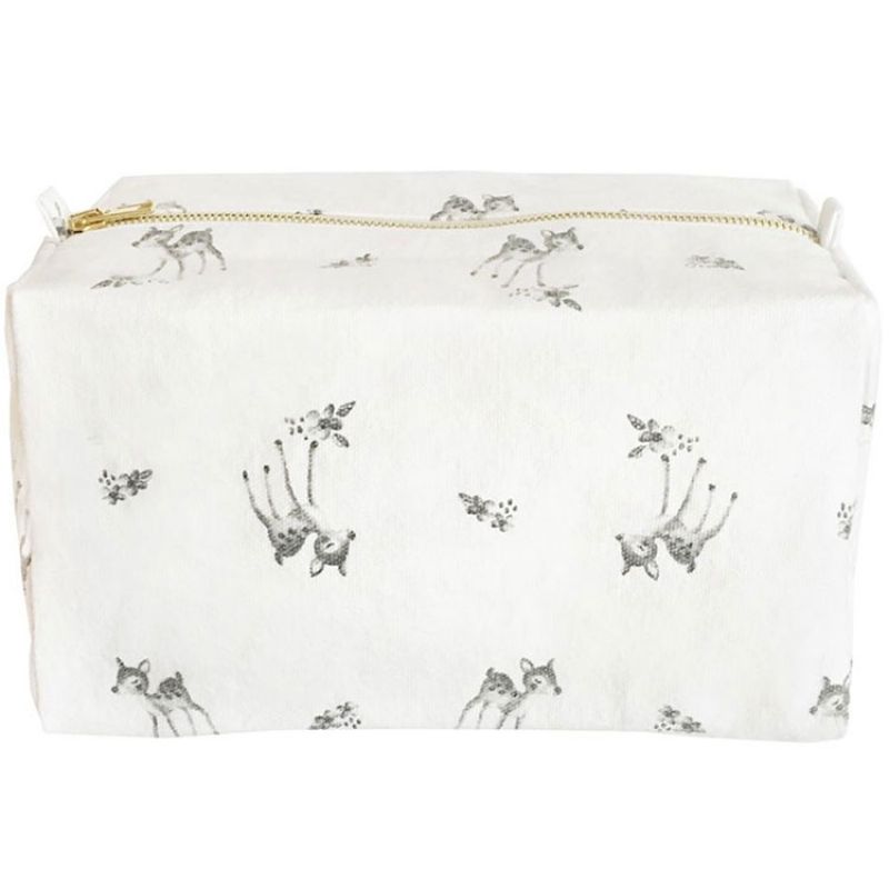 Trousse de toilette faon Vic écrue Rose in April