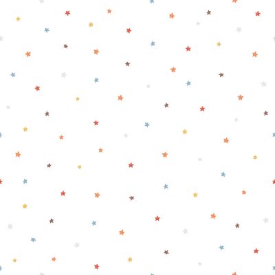 Papier peint Stars Mix Colors (50 cm x 10 m)  par Lilipinso