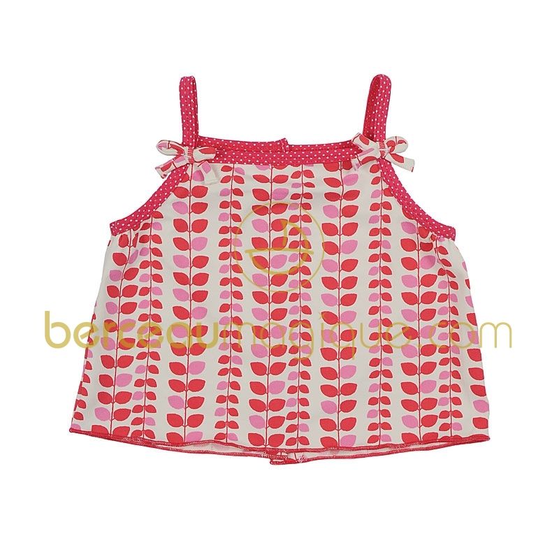 Maillot débardeur prune nina framboise Archimède