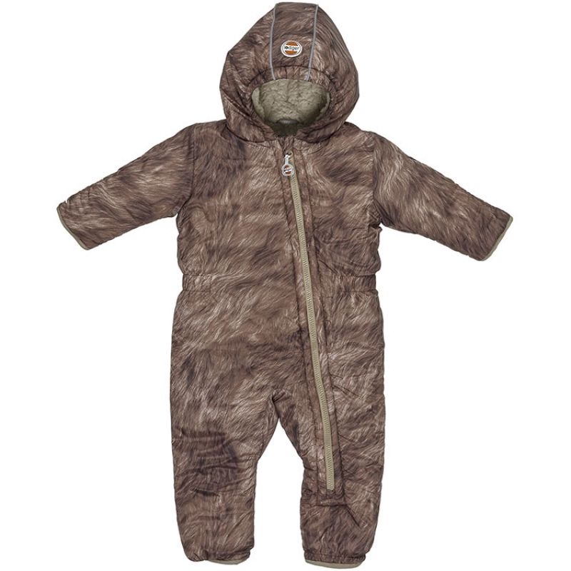 Combinaison pilote Skier motif fourrure marron Botanimal (6-12 mois) Lodger