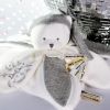 Doudou plat pétales Ours Argent (25 cm) Doudou et Compagnie Ambiance 4