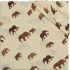 Drap housse pour matelas de parc Savannah éléphant (75 x 95 cm) - Jollein