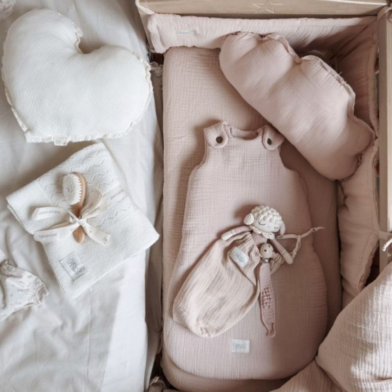 Tour de lit cododo Nude Powder (180 cm) Babyshower Ambiance 2