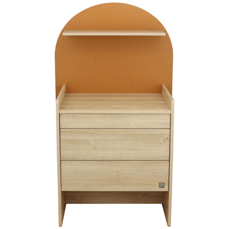Commode à langer évolutive en bureau Arche Caramel Sauthon mobilier Produit 1