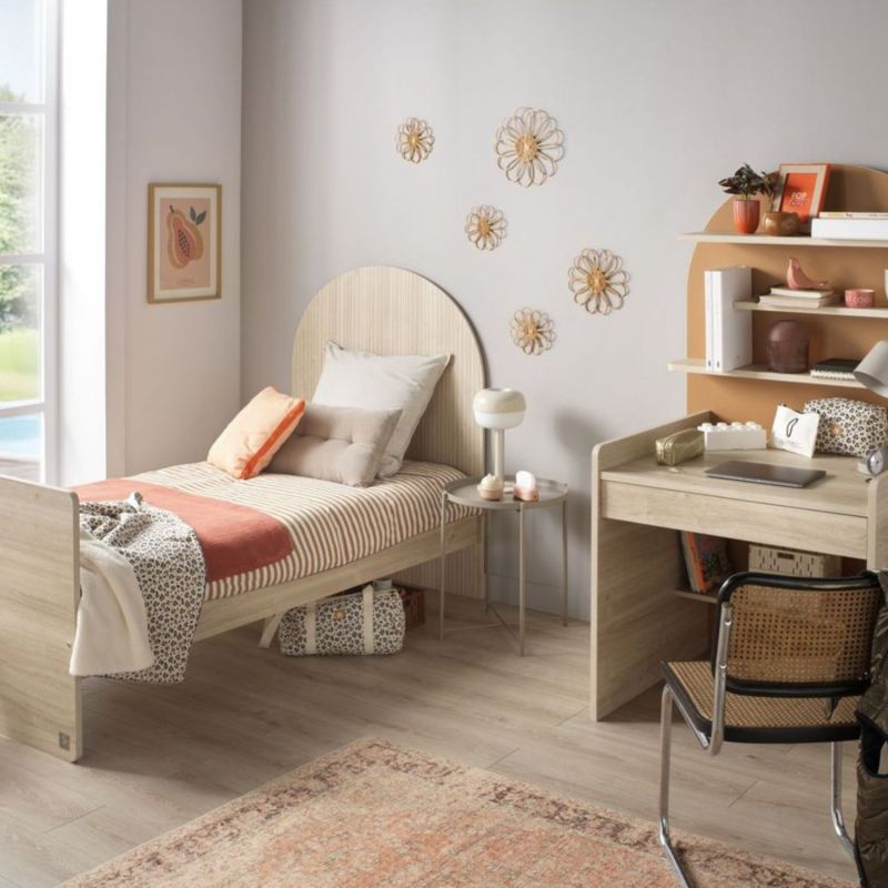 Commode à langer évolutive en bureau Arche Caramel Sauthon mobilier Ambiance 2