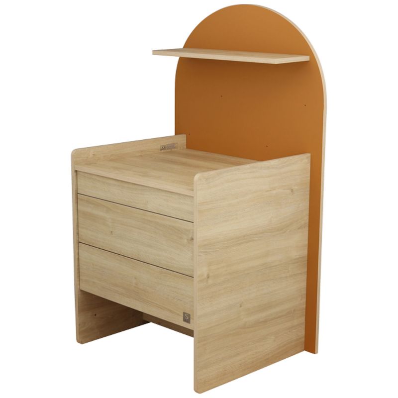 Commode à langer évolutive en bureau Arche Caramel Sauthon mobilier Produit 3