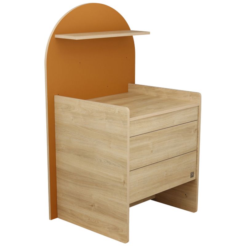 Commode à langer évolutive en bureau Arche Caramel Sauthon mobilier Produit 4