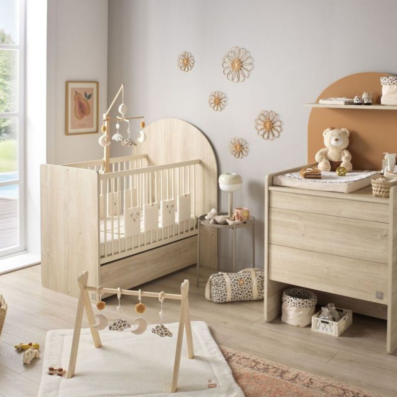 Commode à langer évolutive en bureau Arche Caramel Sauthon mobilier Ambiance 5