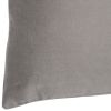 Taie d'oreiller pur coton Gris tourterelle (40 x 60 cm)  par Kadolis