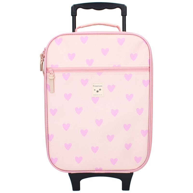 Valise à roulettes enfant Cœurs rose Kidzroom Produit 2