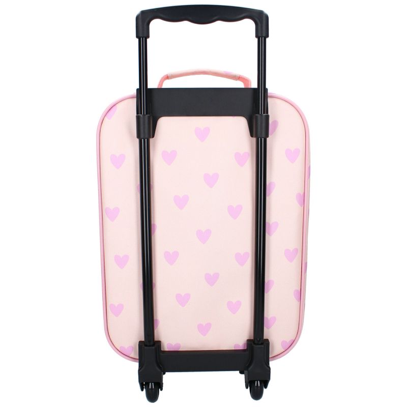 Valise à roulettes enfant Cœurs rose Kidzroom Produit 4