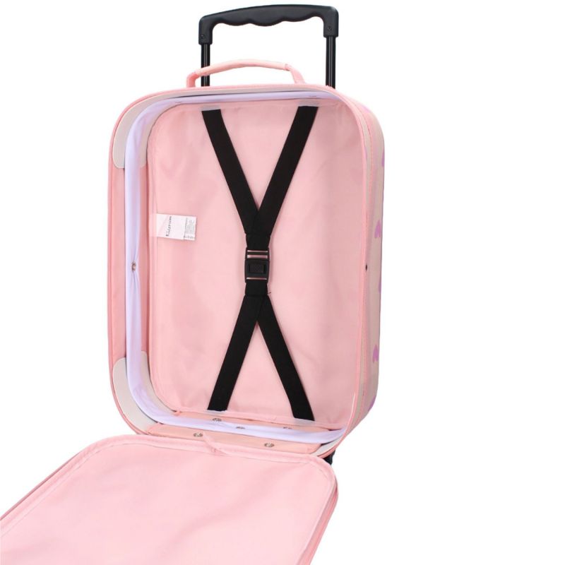 Valise à roulettes enfant Cœurs rose Kidzroom Produit 5