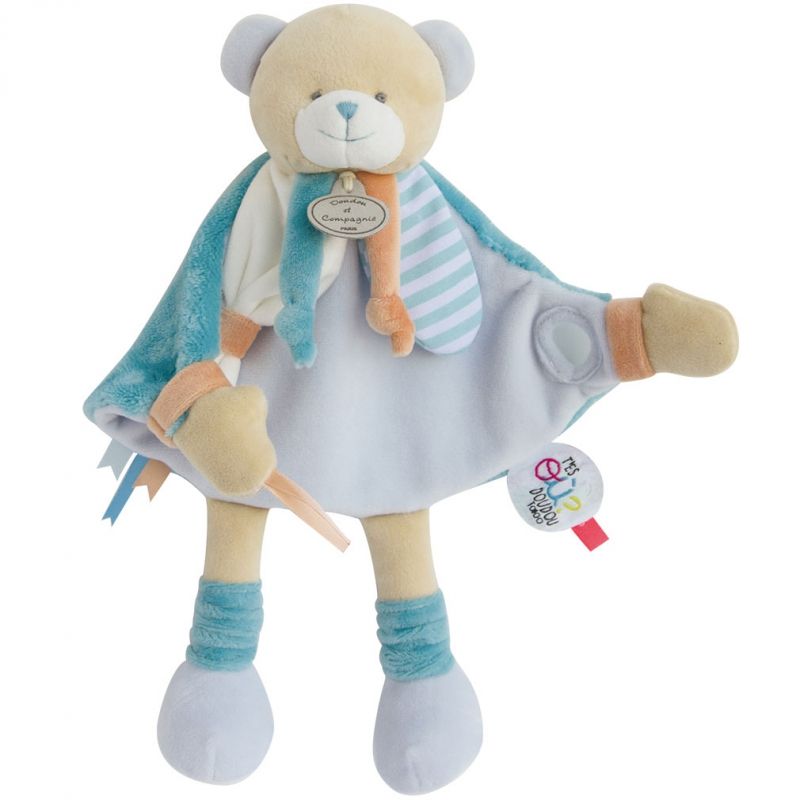 Poupée souple Tatoo pantin ours (28 cm) Doudou et Compagnie