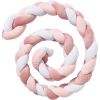 Tresse décorative rose et blanche (200 cm) - Babycalin