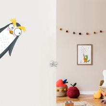 Sticker de porte pingouin (côté gauche)  par Série-Golo