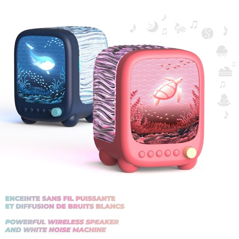 Veilleuse et enceinte sans fil Wavy Light Abyss MOB Produit 3