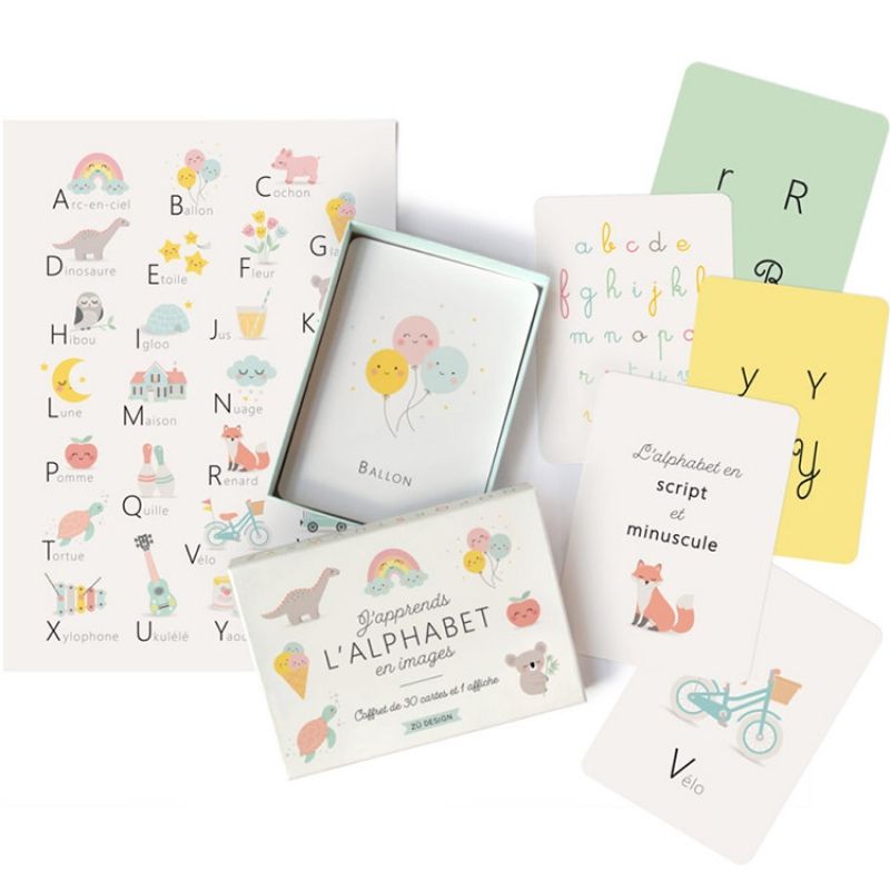 Coffret J'apprends l'alphabet en images Zü