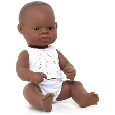 Poupée bébé fille africaine (32 cm)  par Miniland