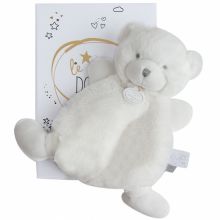 Doudou plat ours blanc Le Doudou (19 cm)  par Doudou et Compagnie