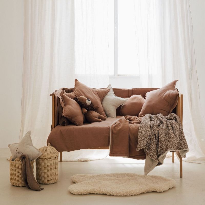 Tour de lit Caramel Glacé (pour lits 60 x 120 et 70 x 140 cm) Babyshower Ambiance 2