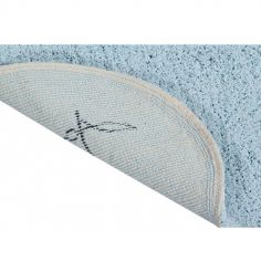 Tapis lavable Puffy Dream bleu (110 x 170 cm)