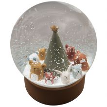 Boule à neige Noël Woodland Animals  par Fabelab