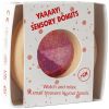 Hochet sensoriel Calm Donut rouge Petit Boum Packaging 2