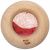 Variation Rouge du produit Hochet sensoriel Calm Donut rouge de la marque Petit Boum