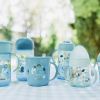 Gourde à paille Into the forest bleu (340 ml)  par Suavinex