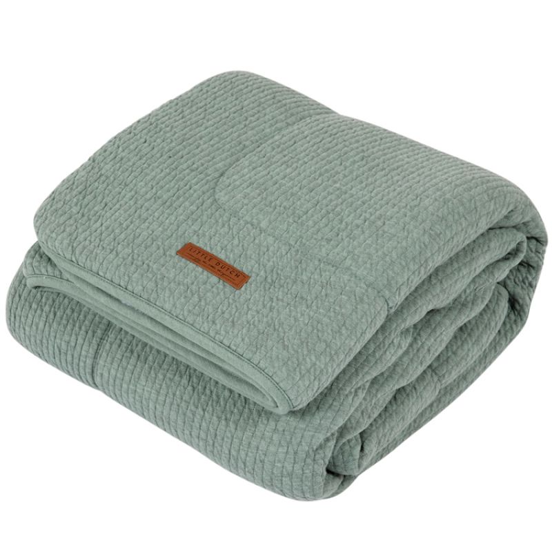 Couverture bébé pure & soft Pure mint (70 x 100 cm) Little Dutch