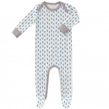 Pyjama léger Diabolo kobalt (3-6 mois : 60 à 67 cm)  par Fresk