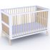 Pack duo lit bébé évolutif et côtés de lit Marelia blanc neige (70 x 140 cm) - Théo