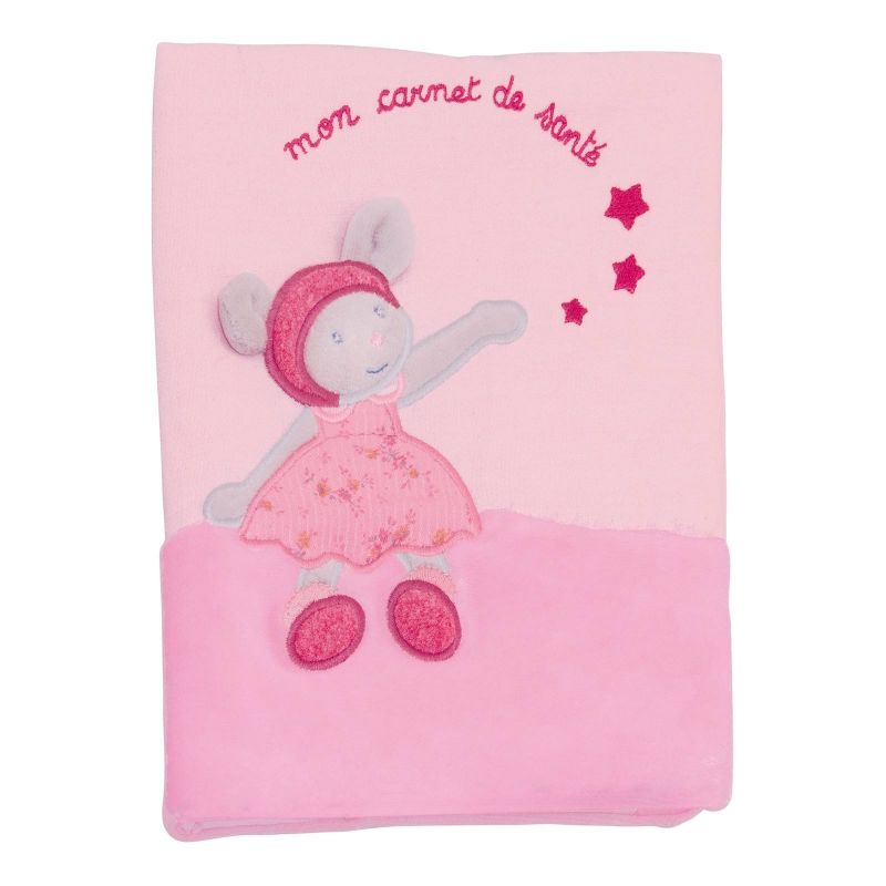 Protège carnet de santé Lila Moulin Roty