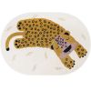 Tapis ovale léopard Kleo miel (120 x 170 cm) - Nattiot