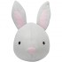 Trophée lapin en tricot blanc - Kids Depot Trophée lapin en tricot blanc - Kids Depot