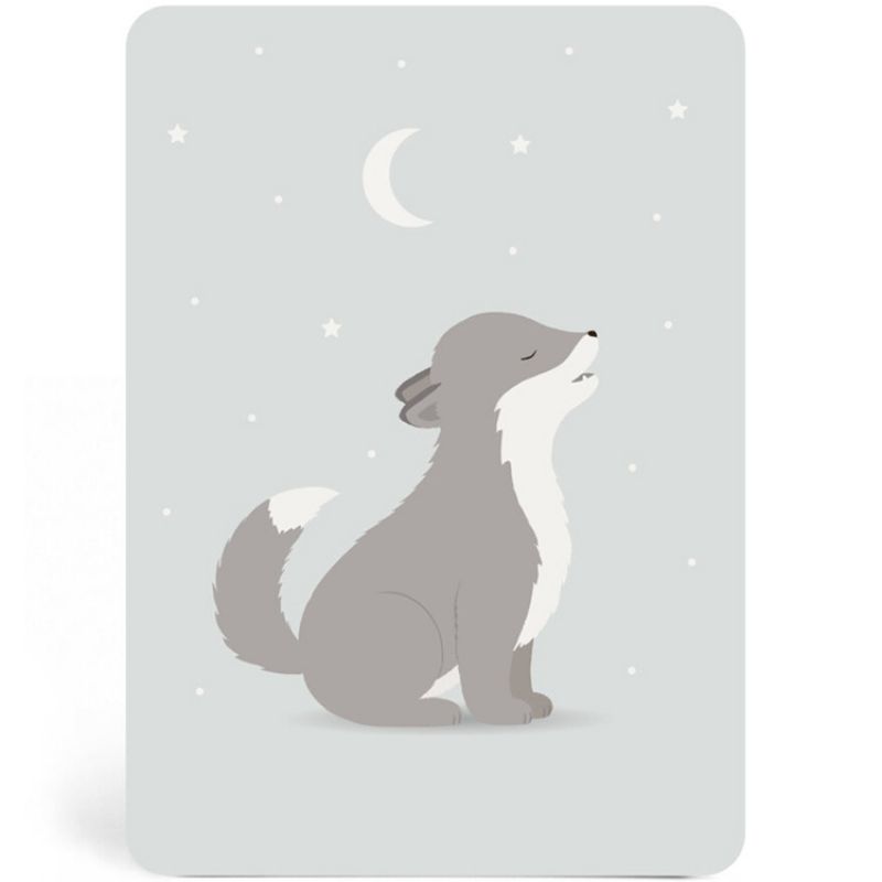 Carte A6 Loup Zü