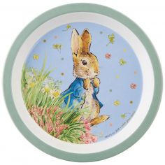 Assiette bébé Pierre Lapin verte (18 cm) - Petit Jour Paris Assiette bébé Pierre Lapin verte (18 cm) - Petit Jour Paris