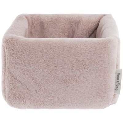 Panier de toilette Cozy Vieux rose (18 x 18 cm)  par Baby's Only