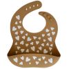 Bavoir en silicone Fall In Love camel Zakuw Produit 1